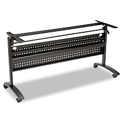 Alera Valencia Flip Training Table Base, Modesty Panel, 57.88 x 19.75 x 28.5, Black (ALEVA737260BK)