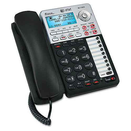 AT&T ML17939 Two-Line Speakerphone with Caller ID and Digital Answering System