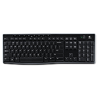 Logitech K270 Wireless Keyboard, USB Unifying Receiver, Black (920003051)