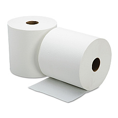 AbilityOne 8540015923324, SKILCRAFT, Continuous Roll Paper Towel, 8" x 800 ft, White, 6 Rolls/Box