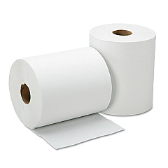 AbilityOne 8540015923323, SKILCRAFT, Continuous Roll Paper Towel, 8" x 600 ft, White, 12 Rolls/Box