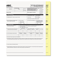 Iconex Digital Carbonless Paper, 2-Part, 8.5 x 11, White/Canary, 1,250/Carton (90771006)