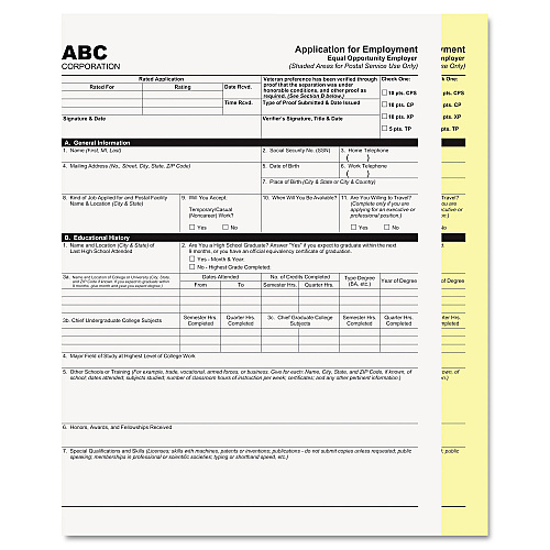 Iconex Digital Carbonless Paper, 2-Part, 8.5 x 11, White/Canary, 1,250/Carton (90771006)