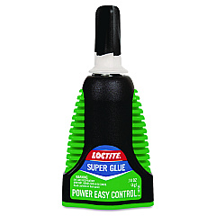 Loctite Extra Time Control Super Glue, 0.14 oz, Dries Clear (1503244)