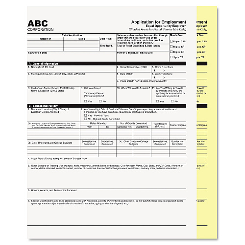 Iconex Digital Carbonless Paper, 2-Part, 8.5 x 11, White/Canary, 2,500/Carton (90771003)
