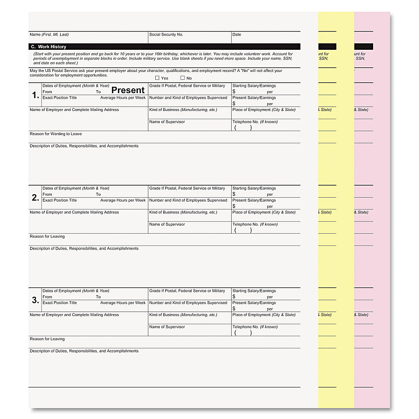 Iconex Digital Carbonless Paper, 3-Part, 8.5 x 11, White/Canary/Pink, 835/Carton (90771008)