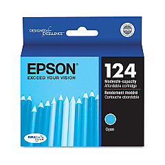 Epson T124220 Cyan Ink Cartridge