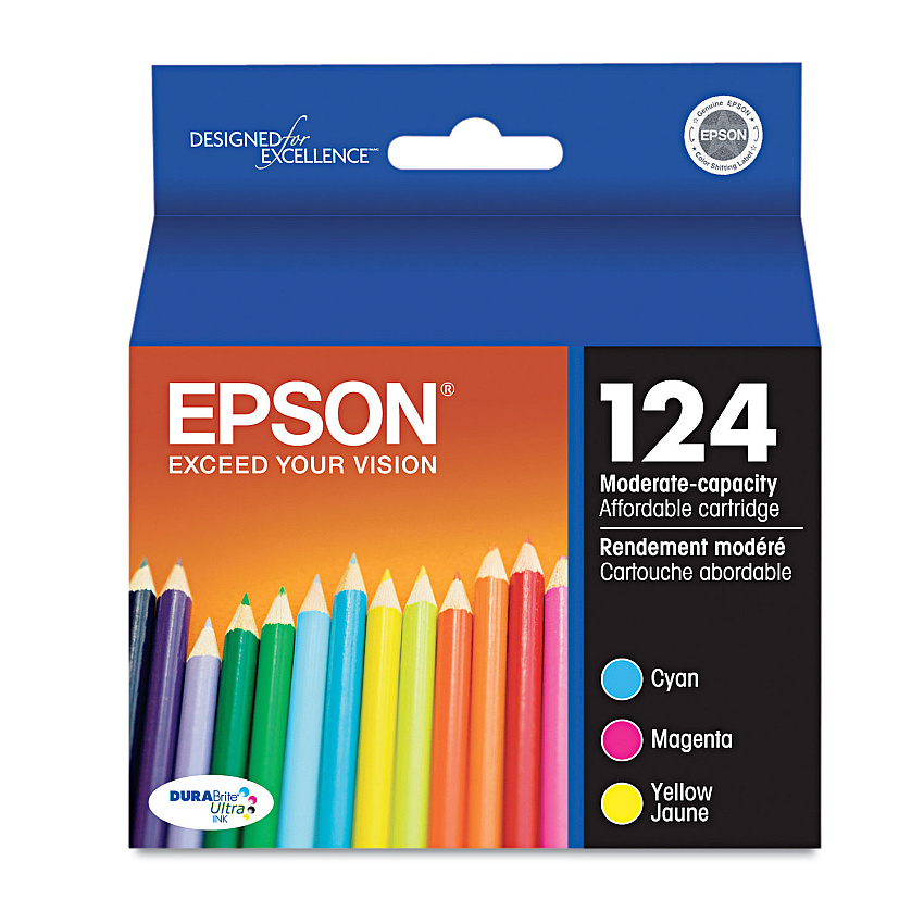 Epson T124520 Color Ink Cartridge Multi-Pack