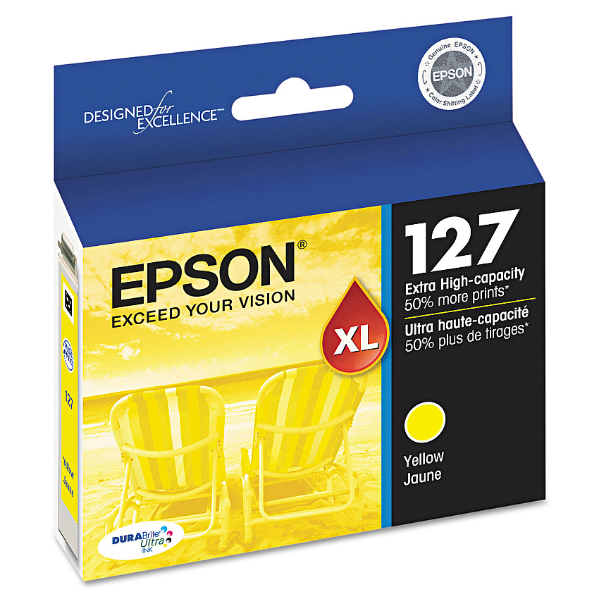 Epson T127420 Yellow Ink Cartridge