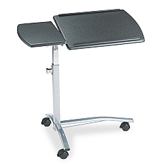 Safco Laptop Computer Caddy, 29.5" x 20" x 27" to 38", Anthracite (950ANT)