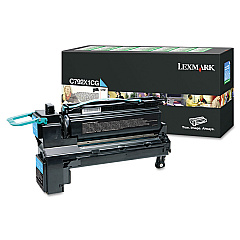 Lexmark C792X1CG Cyan Toner Cartridge