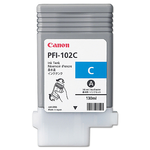 Canon PFI-102C Cyan Ink Tank