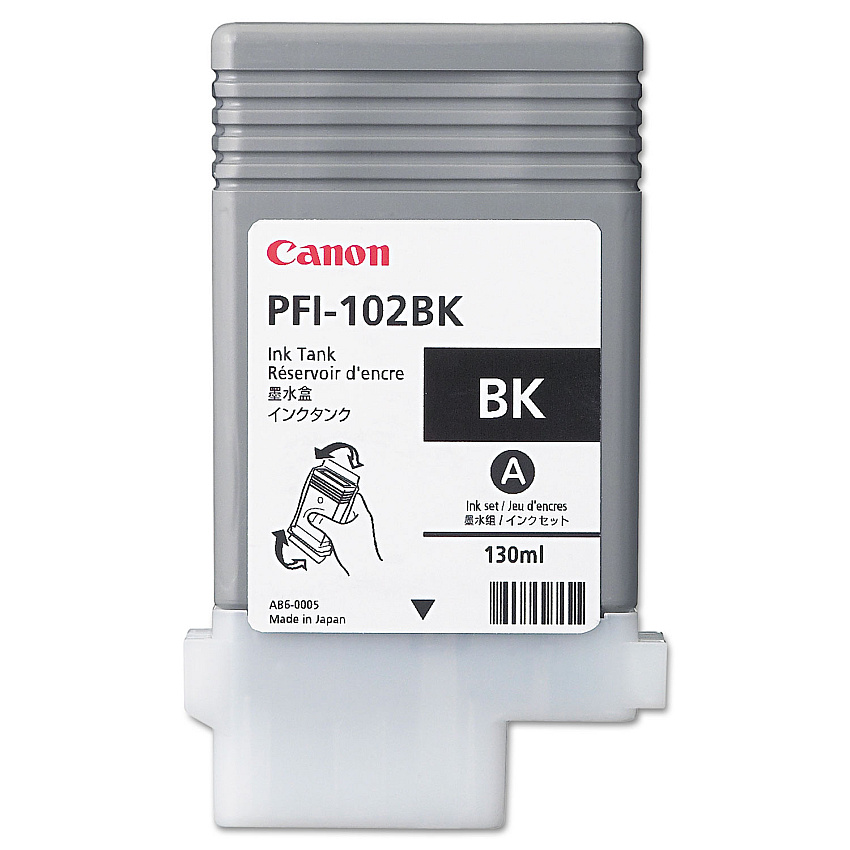 Canon PFI-102BK Black Ink Tank