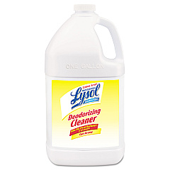 Professional LYSOL Brand Disinfectant Deodorizing Cleaner Concentrate, 1 gal Bottle, Lemon  Scent (76334)