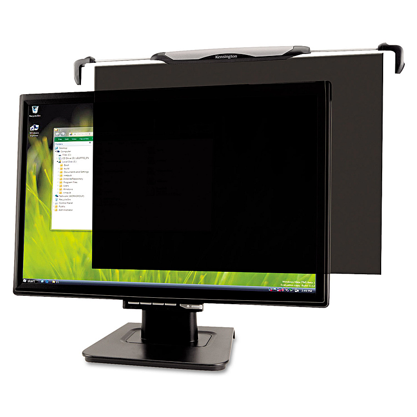 Kensington Snap 2 Flat Panel Privacy Filter for 20"-22" Widescreen LCD Monitors (55779)