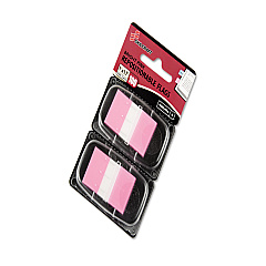 AbilityOne 7510013991153 SKILCRAFT Page Flags, 1 x 1.75, Bright Pink, 50 Flags/Dispenser, 2 Dispensers/Pack00/Pack