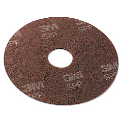 Scotch-Brite Surface Preparation Pad, 13" Diameter, Maroon, 10/Carton (SPP13)