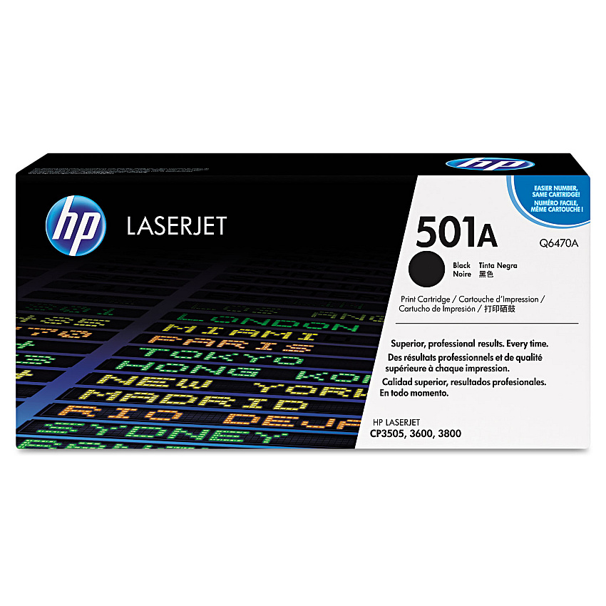 HP Q6470A Black Toner Cartridge