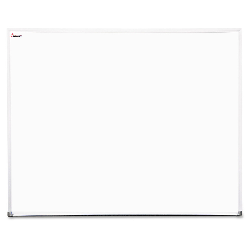 AbilityOne 7110015680405 SKILCRAFT Quartet Dry Erase Marker Board, 48 x 36, Aluminum Frame