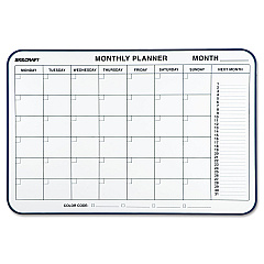 AbilityOne 7520014845263 SKILCRAFT Quartet 1-Month Cubicle Calendar Board, 24 x 36