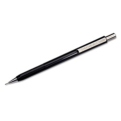 AbilityOne 7520011324996 SKILCRAFT Fidelity Push-Action Mechanical Pencil, 0.7 mm, HB (#2.5), Black Lead, Black Barrel, Dozen