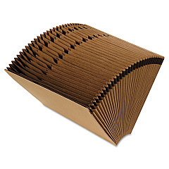 AbilityOne 7520002861723 SKILCRAFT Expanding File 1-31, 15" Expansion, 31 Sections, 2/5-Cut Tabs, Letter Size, Brown