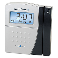 Pyramid Technologies TimeTrax EZ Time and Attendance System, Digital Display, Black (TTEZEK)