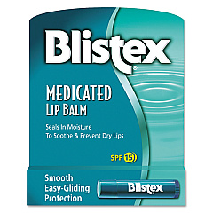 Blistex Medicated Lip Balm, SPF 15, 0.15 oz (BL83124)