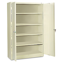 Tennsco Assembled Jumbo Steel Storage Cabinet, 48w x 24d x 78h, Putty (J2478SUPY)