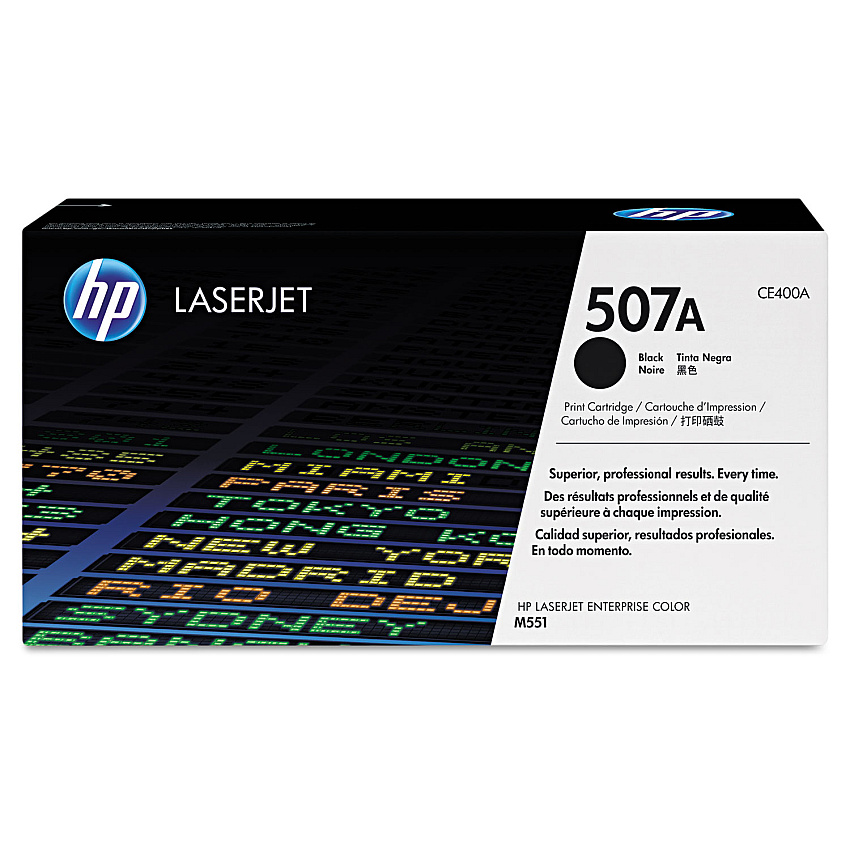 HP CE400A Black Toner Cartridge