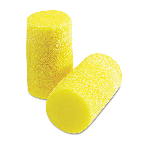 3M E-A-R Classic Plus Earplugs, PVC Foam, Yellow, 200 Pairs (3101101)