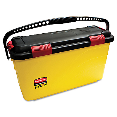 Rubbermaid Commercial HYGEN HYGEN Charging Bucket, Yellow (Q95088YW)