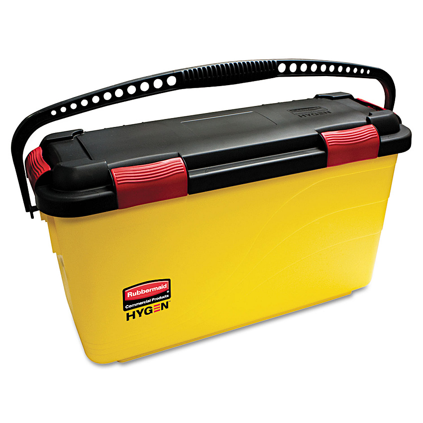 Rubbermaid Commercial HYGEN HYGEN Charging Bucket, Yellow (Q95088YW)