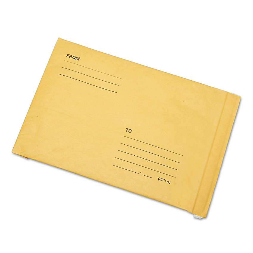 AbilityOne 8105002811168 Sealed Air Jiffy Padded Mailer, #4, Macerated Paper Lining, Self-Adhesive, 9.5 x 14.5, Golden Kraft, 100/Box