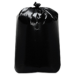 Trinity Plastics Low-Density Can Liners, 60 gal, 22" x 58", Black, 100/Carton (ML3858X)