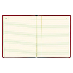 Rediform Red Vinyl Series Journal, 1 Subject, Medium/College Rule, Red Cover, 10 x 7.75, 300 Sheets (57231)