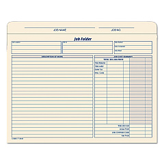 TOPS Job Folder, Straight Tabs, Letter Size, Manila, 20/Pack (3440)