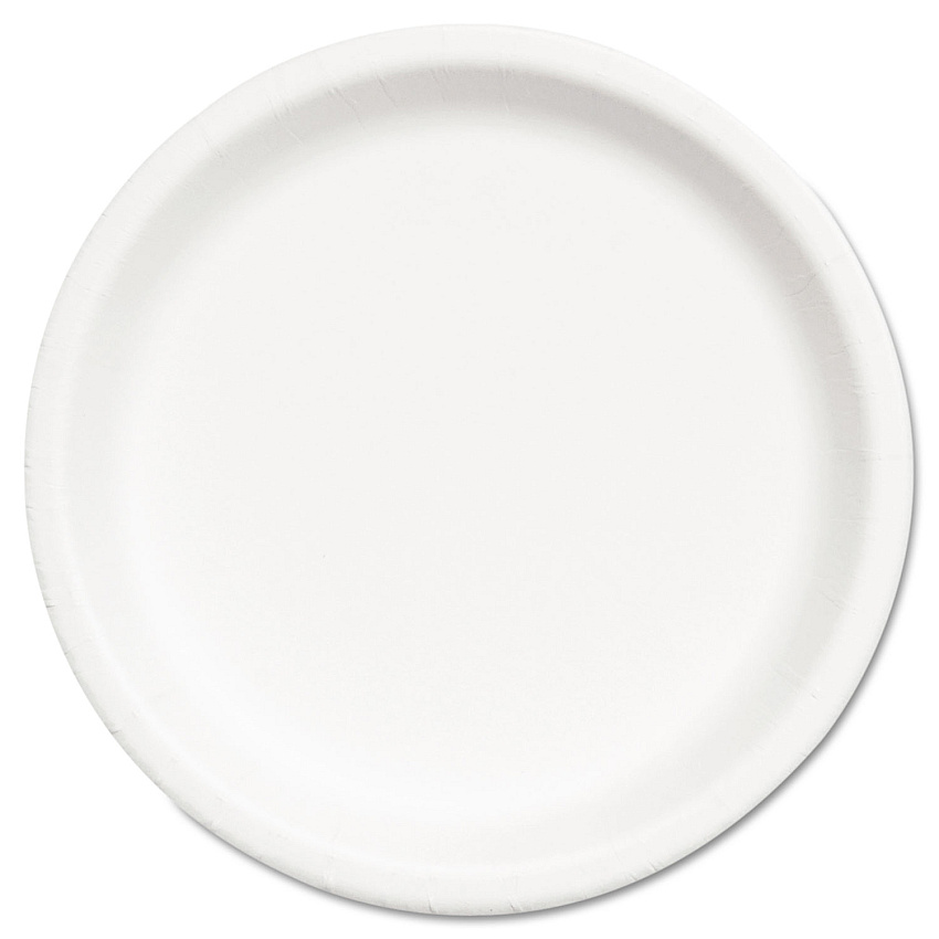 AbilityOne 7350008993054, SKILCRAFT, Paper Plates, 6" dia, 0.5" Deep, White, 1,000/Box