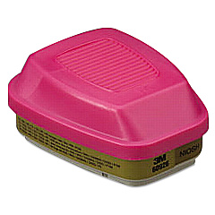3M Multi Gas/Vapor Cartridge/Filter, P100, 2/Pack (60926)