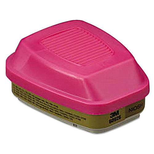 3M Multi Gas/Vapor Cartridge/Filter, P100, 2/Pack (60926)