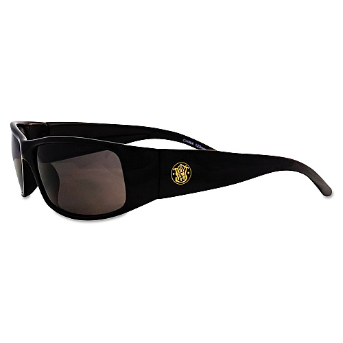 Smith & Wesson Elite Safety Eyewear, Black Frame, Smoke Anti-Fog Lens (21303)