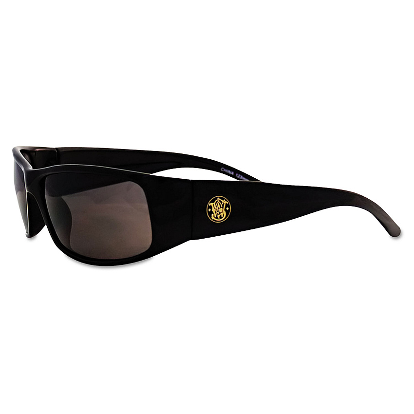 Smith & Wesson Elite Safety Eyewear, Black Frame, Smoke Anti-Fog Lens (21303)