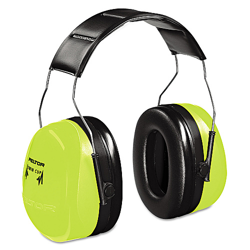 3M Peltor Optime 105 Hi-Viz Earmuffs, NRR 30 (H10AHV)