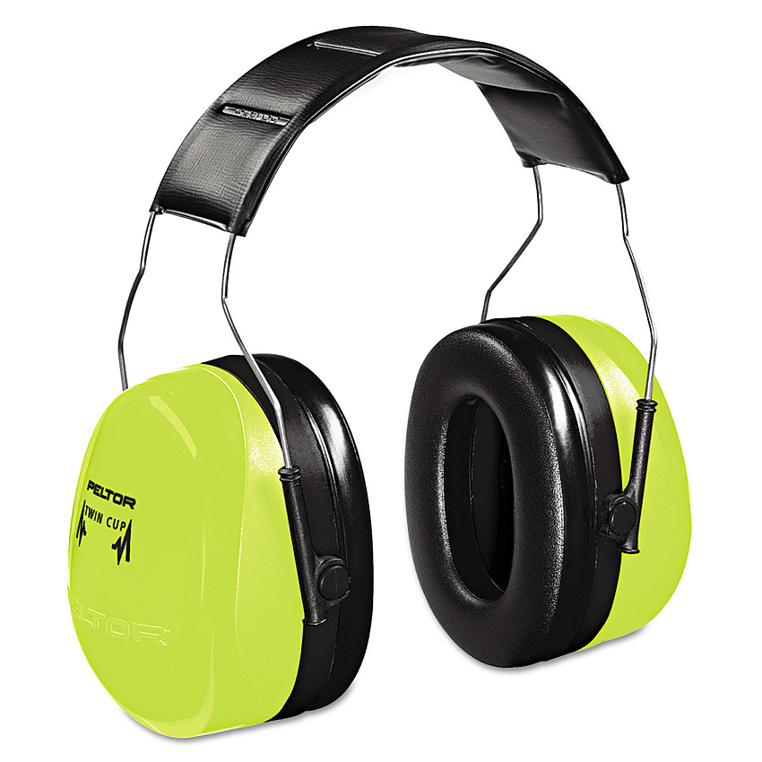 3M Peltor Optime 105 Hi-Viz Earmuffs, NRR 30 (H10AHV)