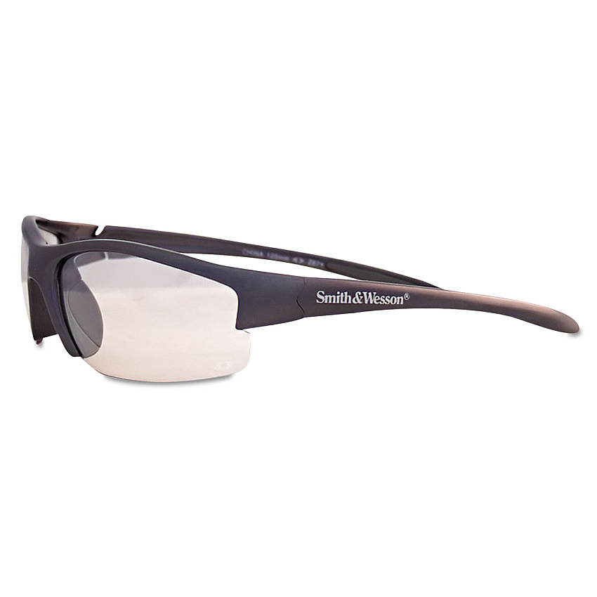 Smith & Wesson Equalizer Safety Glasses, Gun Metal Frame, Clear Lens (21294)