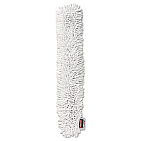 Rubbermaid Commercial HYGEN HYGEN Quick-Connect Microfiber Dusting Wand Sleeve, White, 6/Carton (Q853WHI)