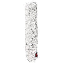 Rubbermaid Commercial HYGEN HYGEN Quick-Connect Microfiber Dusting Wand Sleeve, White, 6/Carton (Q853WHI)