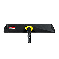 Rubbermaid Commercial HYGEN HYGEN Quick Connect Single-Sided Frame, 18w x 3 3/8d, Plastic, Black (Q559BLA)