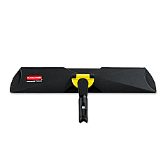 Rubbermaid Commercial HYGEN HYGEN Quick Connect Single-Sided Frame, 18w x 3 3/8d, Plastic, Black (Q559BLA)