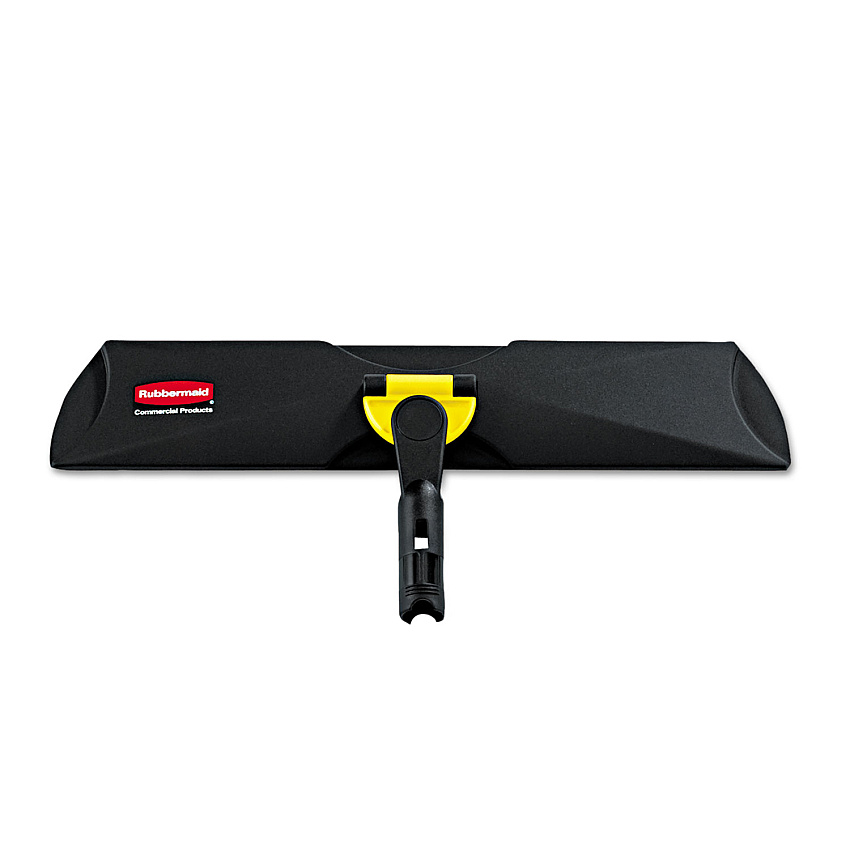 Rubbermaid Commercial HYGEN HYGEN Quick Connect Single-Sided Frame, 18w x 3 3/8d, Plastic, Black (Q559BLA)